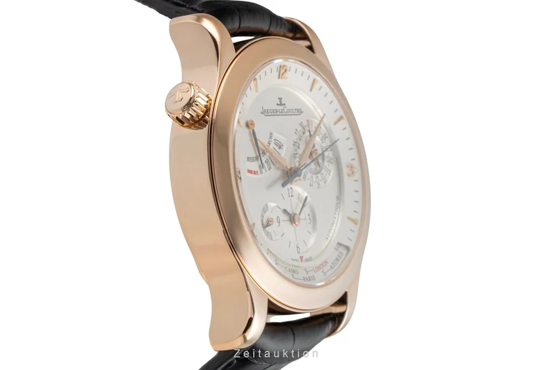 Jaeger LeCoultre Master Geographic 18 ct red gold automatic men's watch Q1502420 147.2.57.S LP: 37200EUR [2605195]