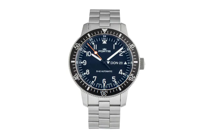 Fortis B-42 steel automatic men's watch 647.10.158.4 [2605185]