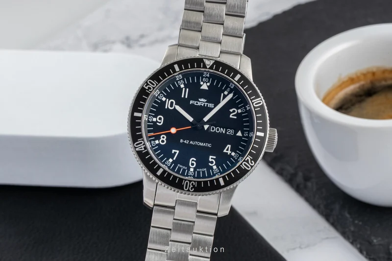 Fortis B-42 steel automatic men's watch 647.10.158.4 [2605185]
