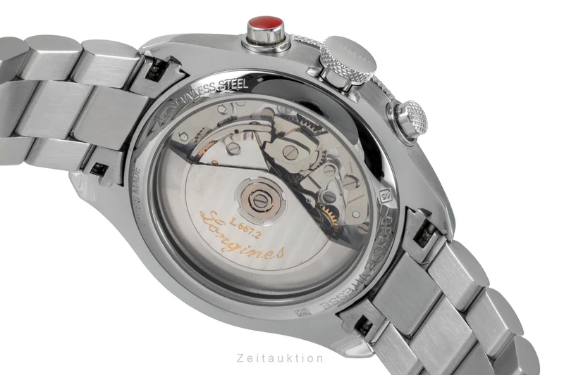 Longines Grande Vitesse chronograph steel automatic men's watch L3.636.4 [2604875]