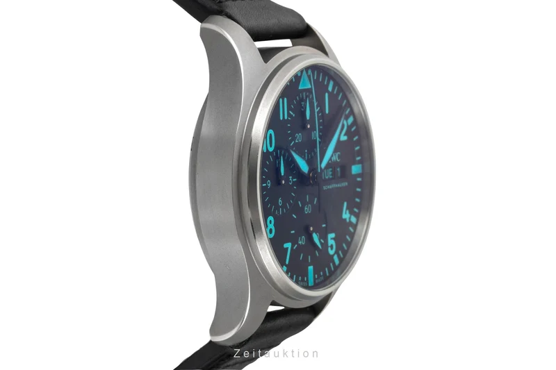 IWC Fliegerchronograph chronograph titanium automatic men's watch IW388108 LP: 9400EUR [2605121]