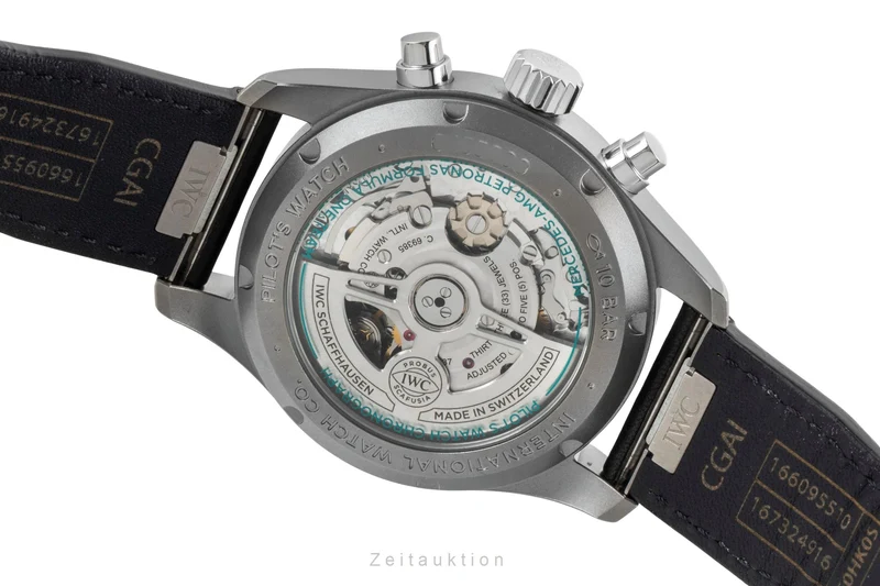 IWC Fliegerchronograph chronograph titanium automatic men's watch IW388108 LP: 9400EUR [2605121]