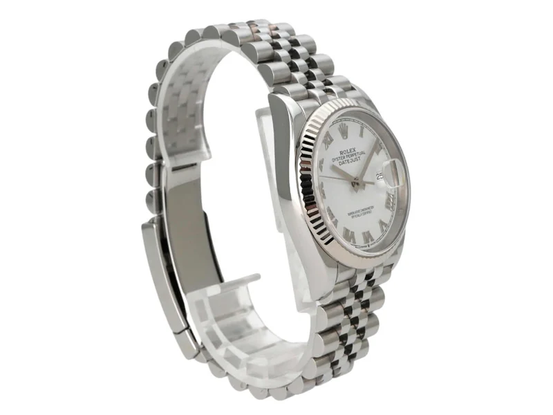 Rolex Datejust 36 Oystersteel Weißgold 126234 Weiß R Jubile