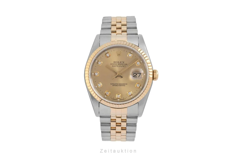 Rolex Datejust steel / gold automatic men's watch 16233 [2604885]
