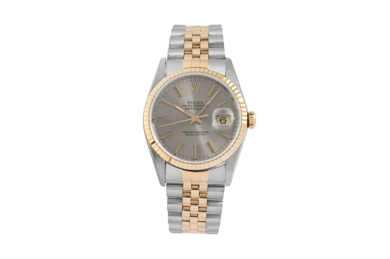 Rolex Datejust steel / gold automatic men's watch 16233 [2605317]