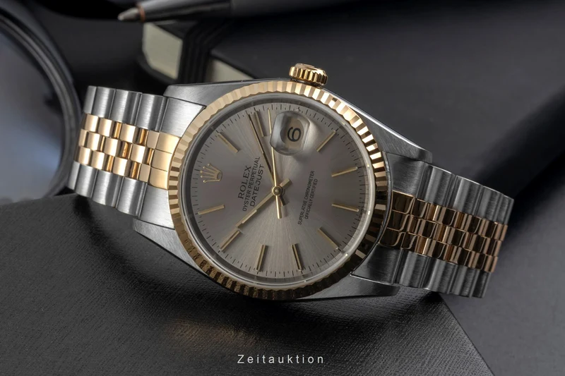 Rolex Datejust steel / gold automatic men's watch 16233 [2605317]