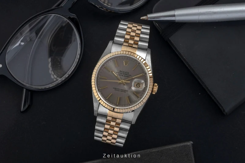 Rolex Datejust steel / gold automatic men's watch 16233 [2605317]
