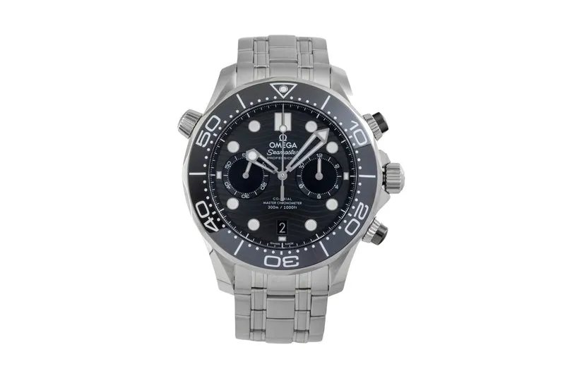 Omega Seamaster chronograph steel automatic men's watch 210.30.44.51.01.001 LP: 9300EUR [2605253]