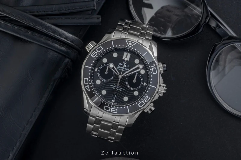 Omega Seamaster chronograph steel automatic men's watch 210.30.44.51.01.001 LP: 9300EUR [2605253]