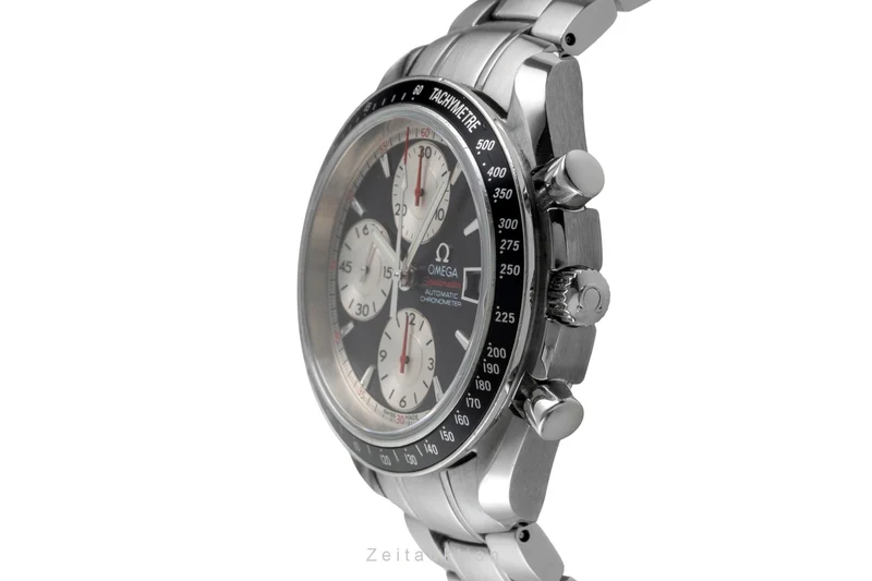 Omega Speedmaster Date chronograph steel automatic men's watch 3210.51.00 LP: 6100EUR [2605315]