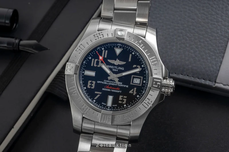 Breitling Avenger II Seawolf steel automatic men's watch A1733110/BC31 [2605227]