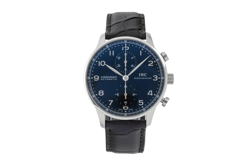 IWC Portugieser chronograph steel automatic men's watch IW371447 [2604986]