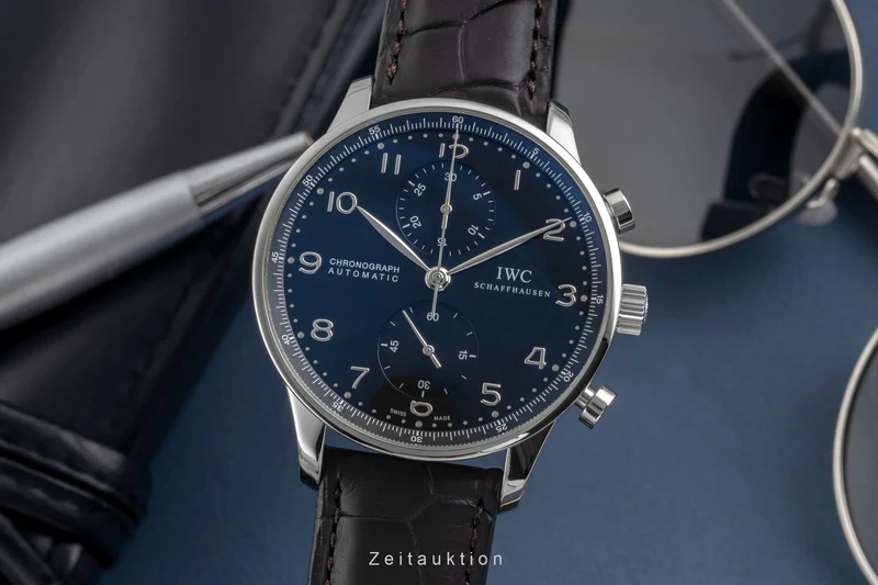 IWC Portugieser chronograph steel automatic men's watch IW371447 [2604986]