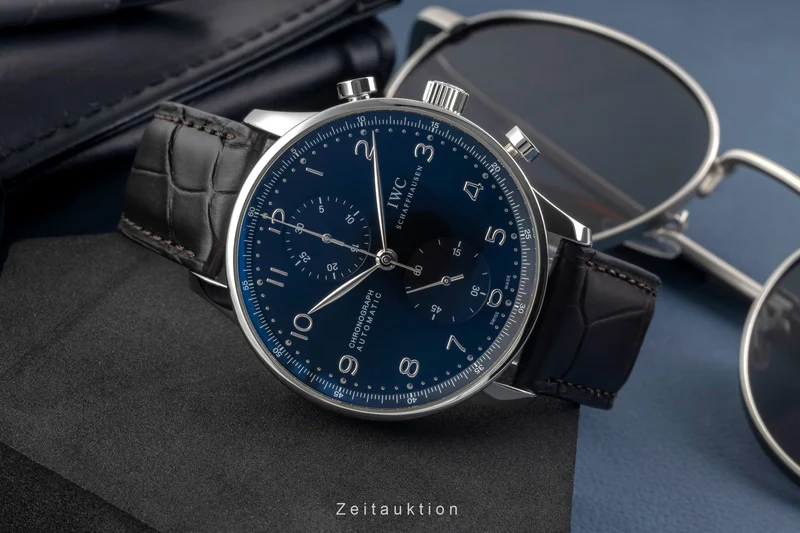 IWC Portugieser chronograph steel automatic men's watch IW371447 [2604986]