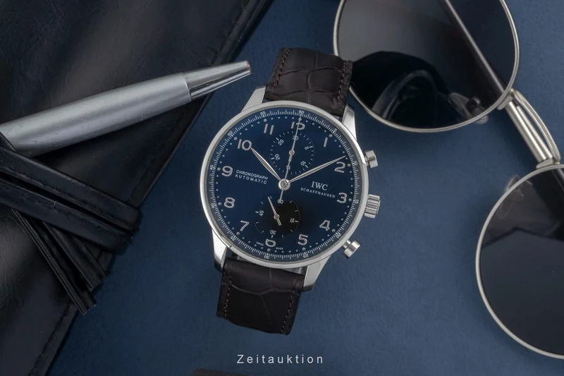 IWC Portugieser chronograph steel automatic men's watch IW371447 [2604986]
