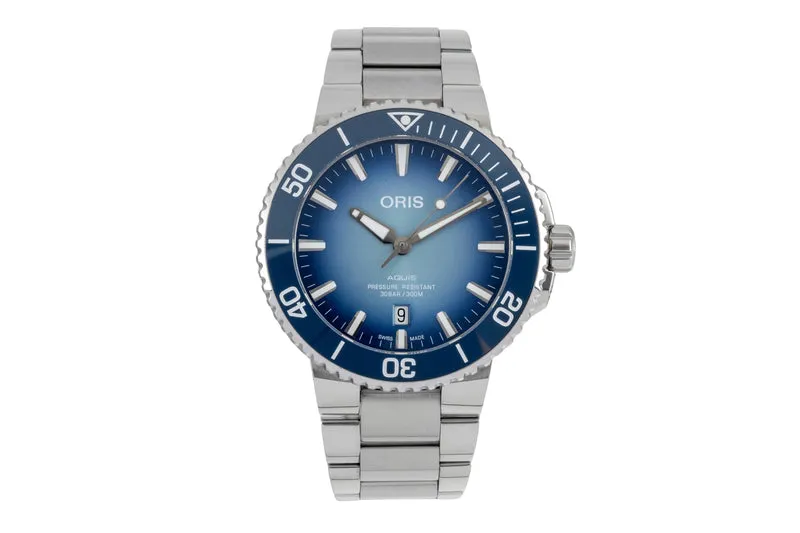 Oris Aquis Date steel automatic men's watch 01 733 7730 4175-Set Limited [2604976]