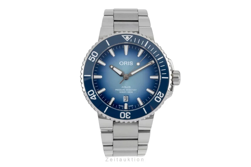 Oris Aquis Date steel automatic men's watch 01 733 7730 4175-Set Limited [2604976]
