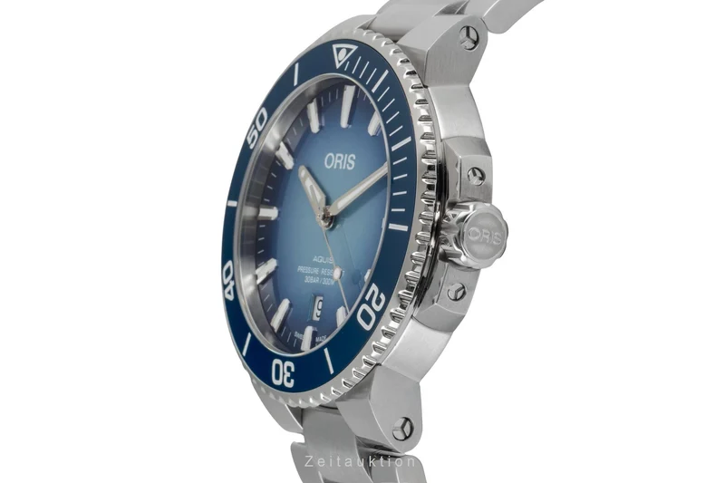 Oris Aquis Date steel automatic men's watch 01 733 7730 4175-Set Limited [2604976]