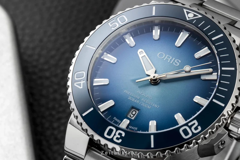 Oris Aquis Date steel automatic men's watch 01 733 7730 4175-Set Limited [2604976]