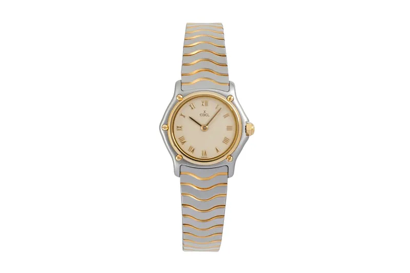 Ebel Classic Wave steel / gold quartz women's watch 1057901 [2605035]