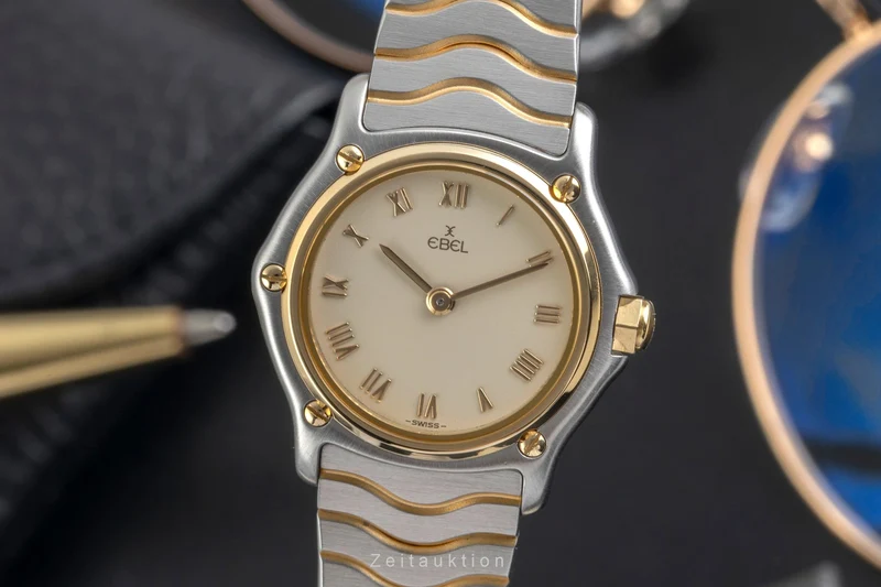 Ebel Classic Wave steel / gold quartz women's watch 1057901 [2605035]