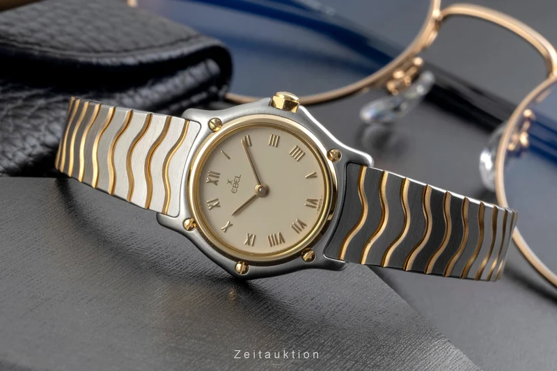 Ebel Classic Wave steel / gold quartz women's watch 1057901 [2605035]