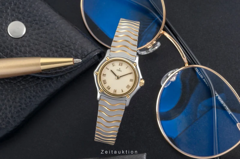 Ebel Classic Wave steel / gold quartz women's watch 1057901 [2605035]