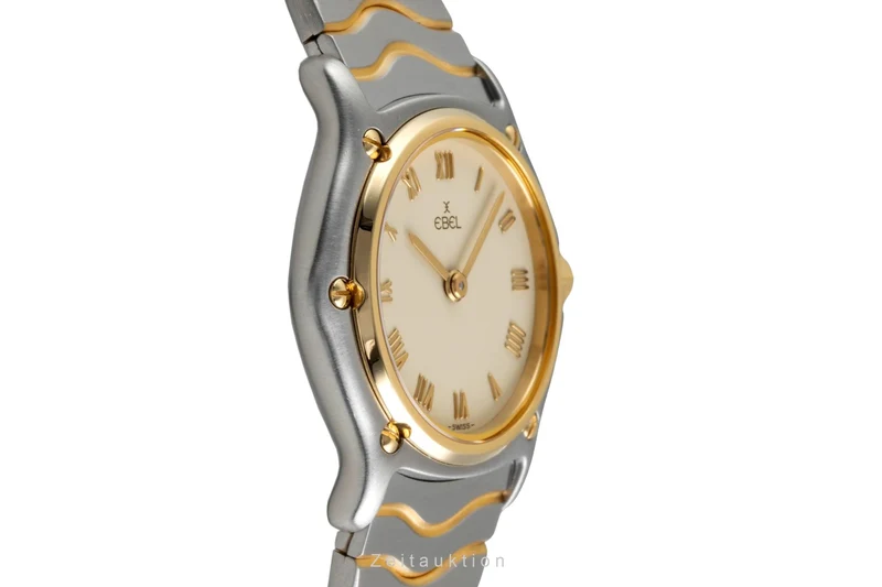 Ebel Classic Wave steel / gold quartz women's watch 1057901 [2605035]