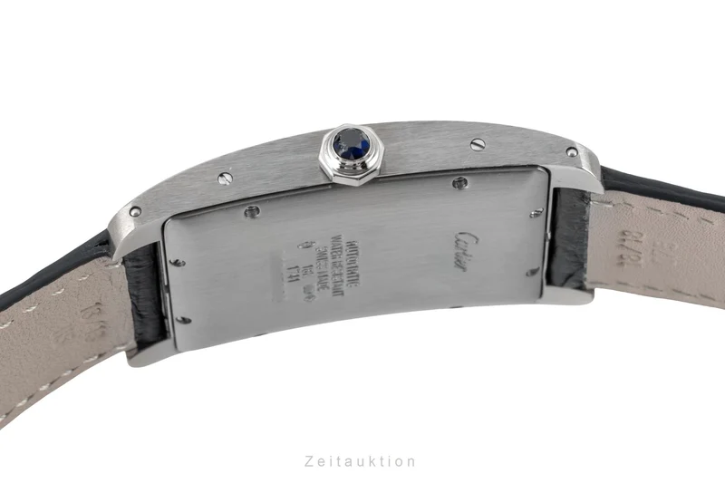 Cartier Tank Américaine 18 ct white gold automatic men's watch 1741 [2604489]