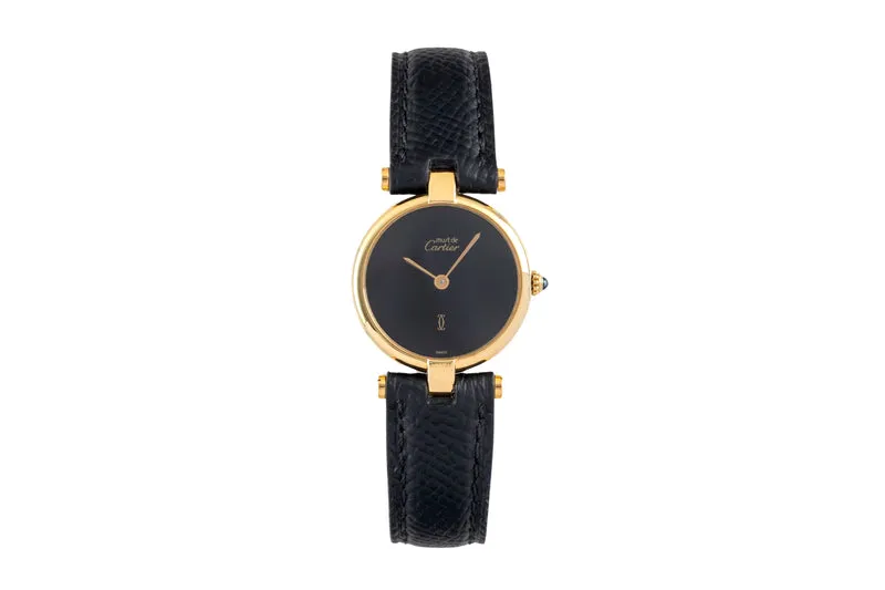 Cartier Vendome silver-gilt quartz women's watch [2605318]