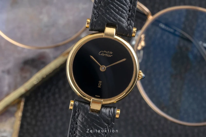 Cartier Vendome silver-gilt quartz women's watch [2605318]