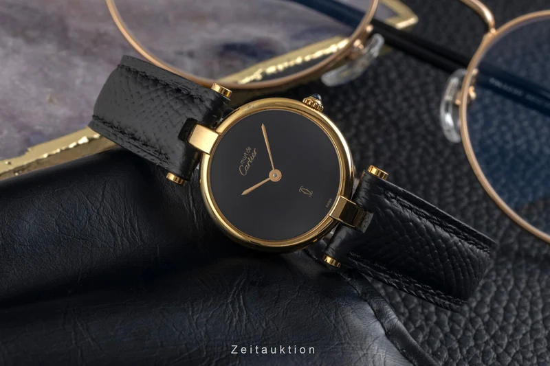 Cartier Vendome silver-gilt quartz women's watch [2605318]