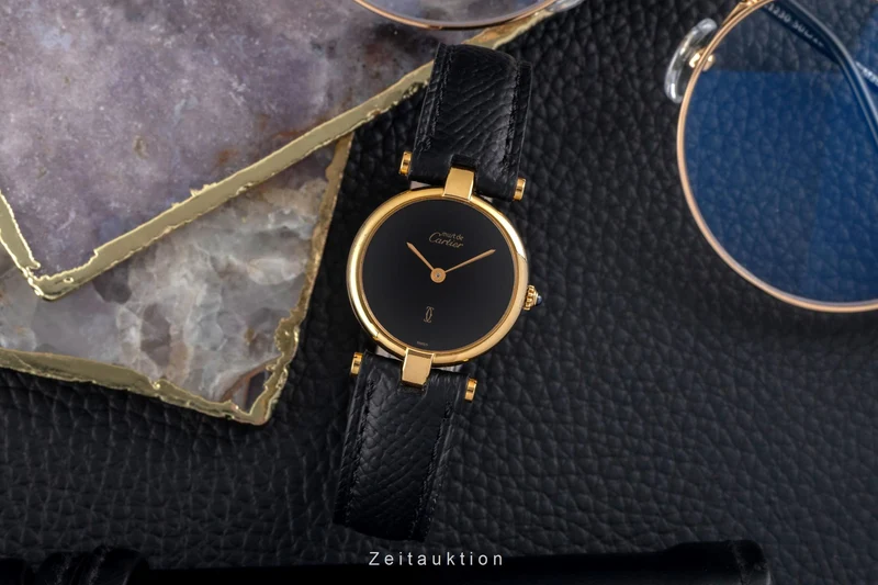 Cartier Vendome silver-gilt quartz women's watch [2605318]
