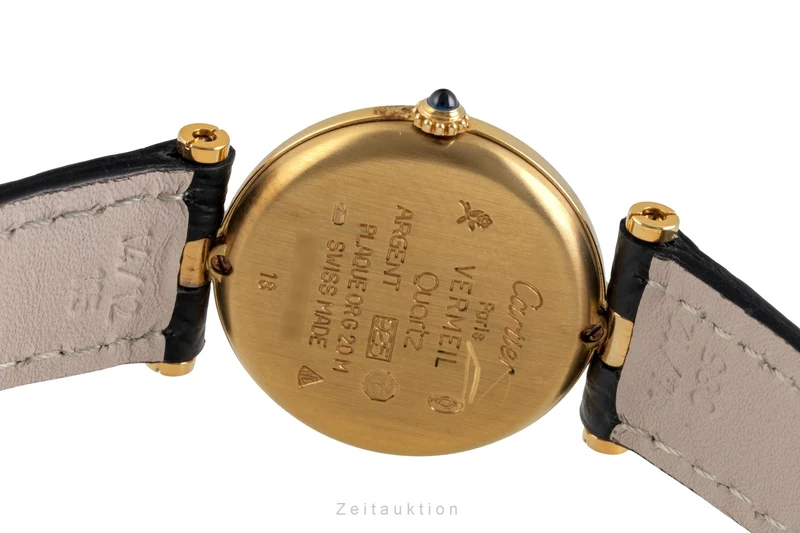 Cartier Vendome silver-gilt quartz women's watch [2605318]