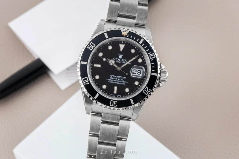 Rolex Submariner steel automatic men's watch 16610 [2605201]