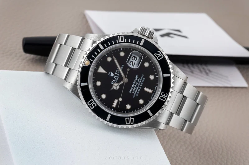 Rolex Submariner steel automatic men's watch 16610 [2605201]
