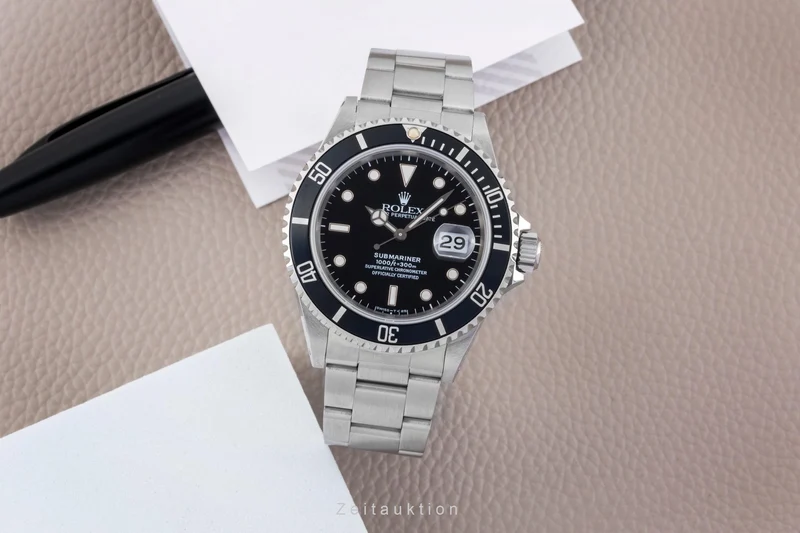 Rolex Submariner steel automatic men's watch 16610 [2605201]