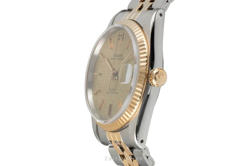 Tudor Prince Oysterdate steel / gold automatic men's watch 74033 [2605302]