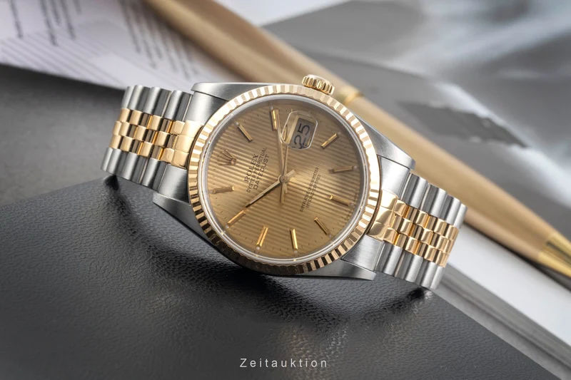 Rolex Datejust steel / gold automatic men's watch 16233 LP: 15350EUR [2604732]