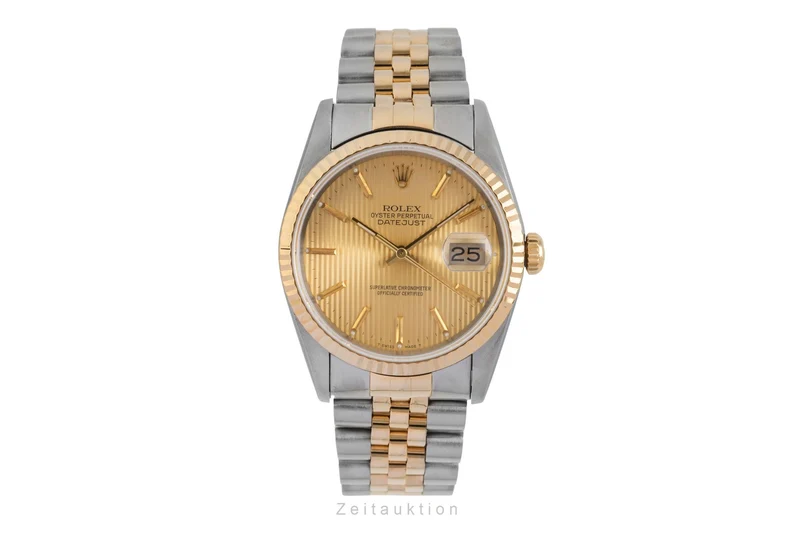 Rolex Datejust steel / gold automatic men's watch 16233 LP: 15350EUR [2604732]