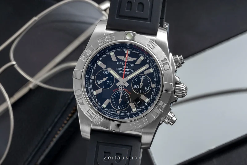 Breitling Chronomat 44 chronograph steel automatic men's watch AB0110 [2605101]