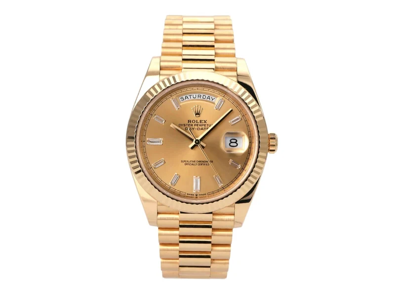 Rolex Day-Date 40 Gelbgold 228238 Champagner Diamant