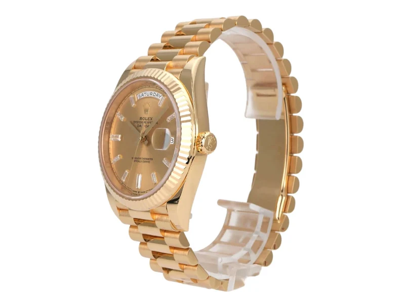 Rolex Day-Date 40 Gelbgold 228238 Champagner Diamant