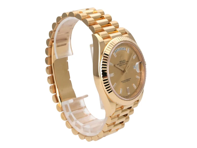 Rolex Day-Date 40 Gelbgold 228238 Champagner Diamant