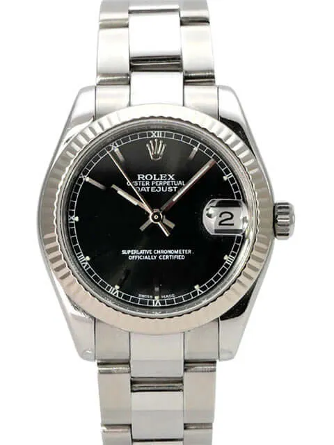 Rolex Datejust 31 Ref. 178274 Schwarz