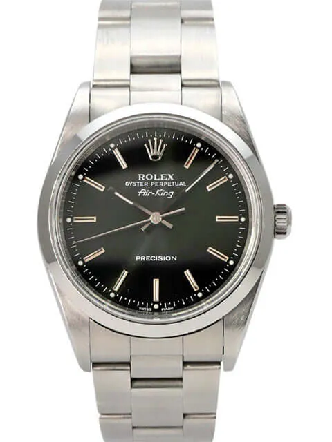 Rolex Oyster Air-King 34 14000M Schwarz
