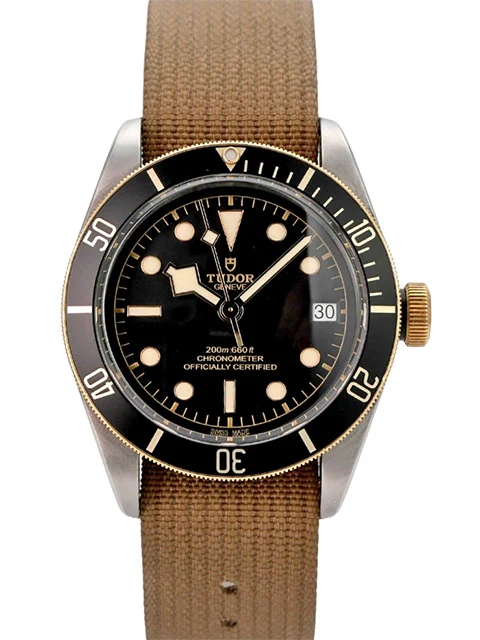 Tudor Black Bay Steel Gold Textilband M79733N-0005