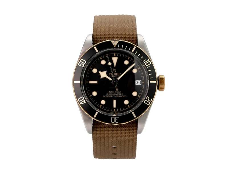Tudor Black Bay Steel Gold Textilband M79733N-0005