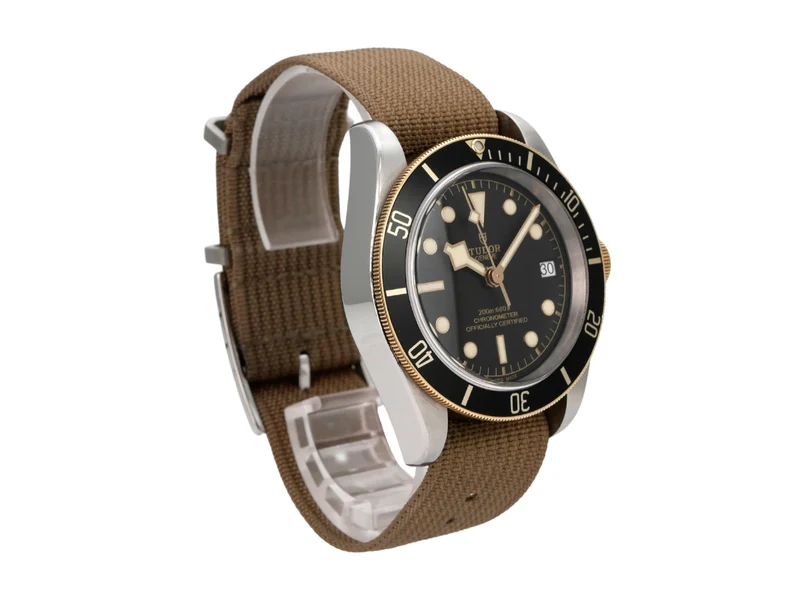 Tudor Black Bay Steel Gold Textilband M79733N-0005