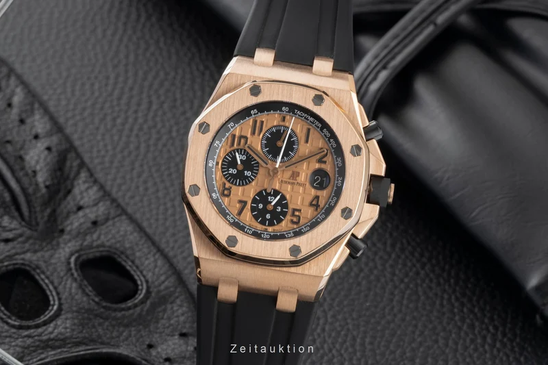 Audemars Piguet Royal Oak chronograph 18 ct gold automatic men's watch 26470OR LP: 53000EUR [2605559]